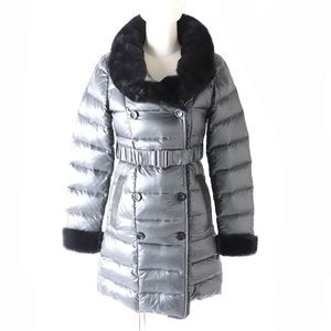 Other EMMETI Women's Belted Mouton Down Coat Grey Others Outerwear